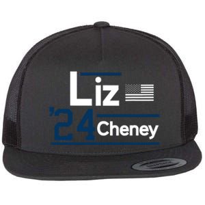 Liz Cheney 2024 For President Flat Bill Trucker Hat