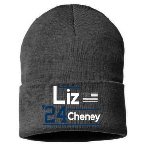 Liz Cheney 2024 For President Sustainable Knit Beanie