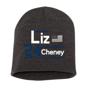 Liz Cheney 2024 For President Short Acrylic Beanie