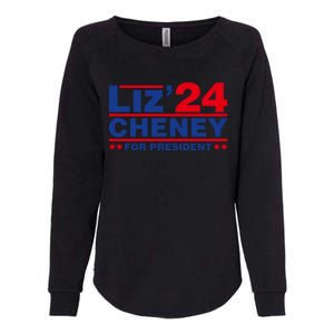 Liz Cheney 2024 For President Womens California Wash Sweatshirt