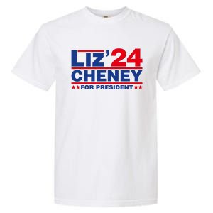 Liz Cheney 2024 For President Garment-Dyed Heavyweight T-Shirt