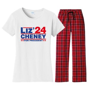 Liz Cheney 2024 For President Women's Flannel Pajama Set