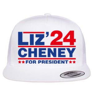 Liz Cheney 2024 For President Flat Bill Trucker Hat