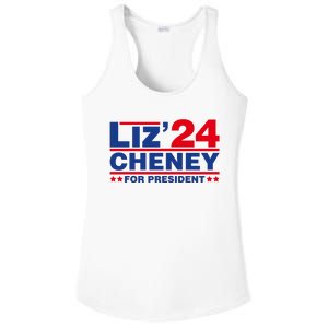 Liz Cheney 2024 For President Ladies PosiCharge Competitor Racerback Tank