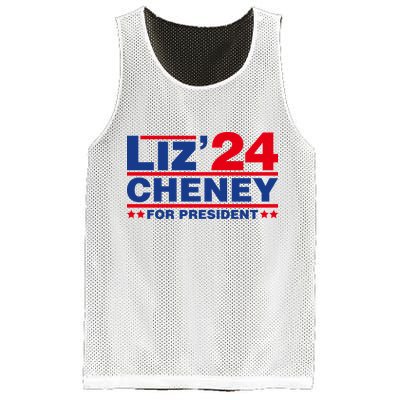 Liz Cheney 2024 For President Mesh Reversible Basketball Jersey Tank
