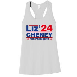 Liz Cheney 2024 For President Women's Racerback Tank