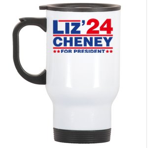 Liz Cheney 2024 For President Stainless Steel Travel Mug