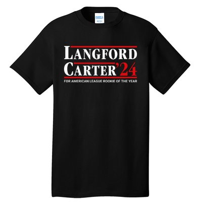 Longford Carter 24 For American League Rookie Of The Year Tall T-Shirt