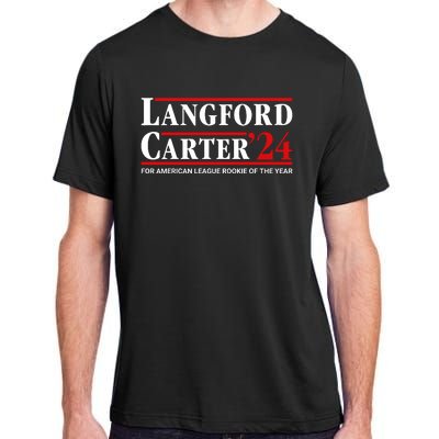 Longford Carter 24 For American League Rookie Of The Year Adult ChromaSoft Performance T-Shirt