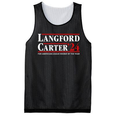 Longford Carter 24 For American League Rookie Of The Year Mesh Reversible Basketball Jersey Tank