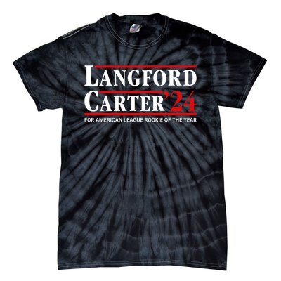 Longford Carter 24 For American League Rookie Of The Year Tie-Dye T-Shirt