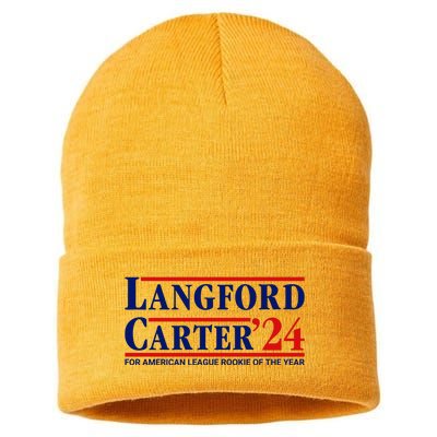 Longford Carter 24 For American League Rookie Of The Year Sustainable Knit Beanie