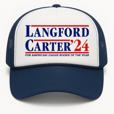 Longford Carter 24 For American League Rookie Of The Year Trucker Hat