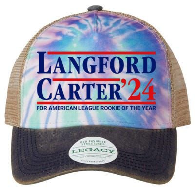 Longford Carter 24 For American League Rookie Of The Year Legacy Tie Dye Trucker Hat