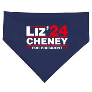 Liz Cheney 2024 For President USA-Made Doggie Bandana