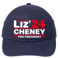 Liz Cheney 2024 For President 7-Panel Snapback Hat