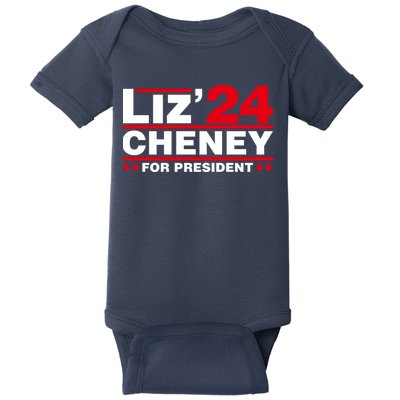 Liz Cheney 2024 For President Baby Bodysuit