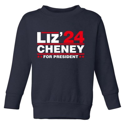 Liz Cheney 2024 For President Toddler Sweatshirt