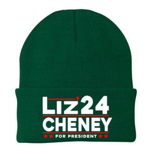 Liz Cheney 2024 For President Knit Cap Winter Beanie