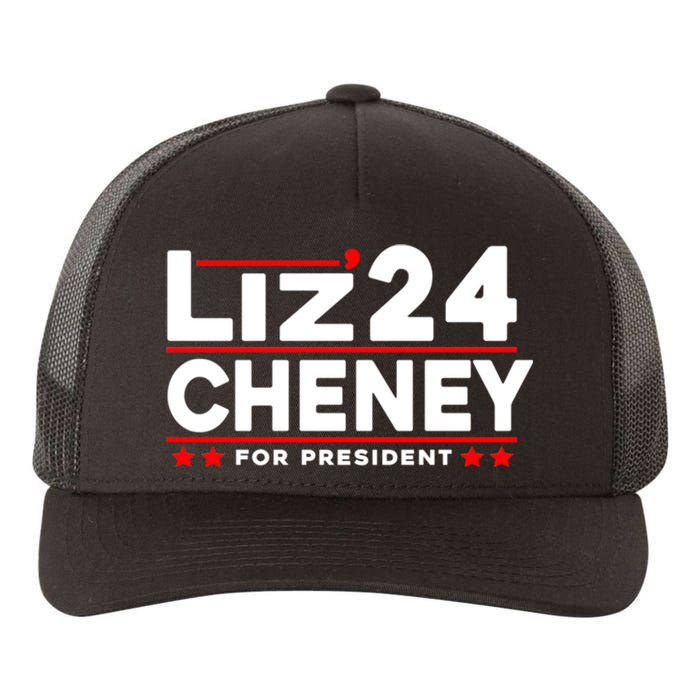 Liz Cheney 2024 For President Yupoong Adult 5-Panel Trucker Hat