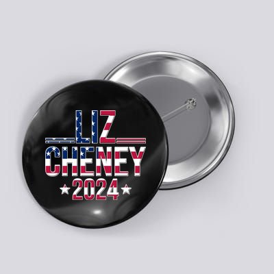 Liz Cheney 2024 American Flag Button