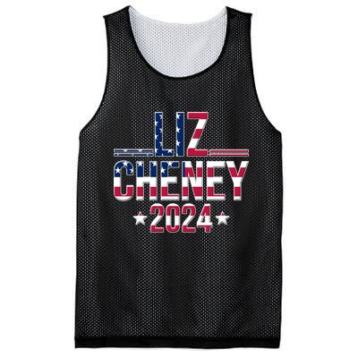 Liz Cheney 2024 American Flag Mesh Reversible Basketball Jersey Tank