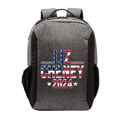 Liz Cheney 2024 American Flag Vector Backpack