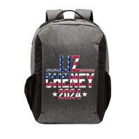Liz Cheney 2024 American Flag Vector Backpack