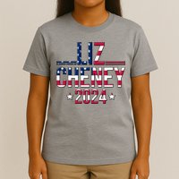 Liz Cheney 2024 American Flag T-Shirt