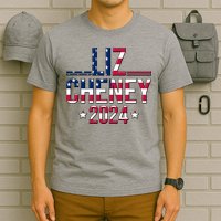 Liz Cheney 2024 American Flag T-Shirt