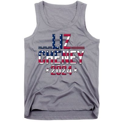 Liz Cheney 2024 American Flag Tank Top
