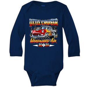 Little Cruiser 2024 Kid Design Muscle Car Red Version Baby Long Sleeve Bodysuit