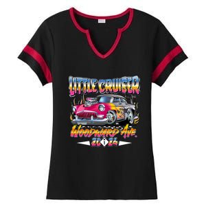 Little Cruiser 2024 Kid Design Muscle Car Pink Version Ladies Halftime Notch Neck Tee