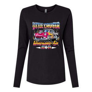 Little Cruiser 2024 Kid Design Muscle Car Pink Version Womens Cotton Relaxed Long Sleeve T-Shirt