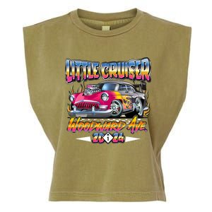 Little Cruiser 2024 Kid Design Muscle Car Pink Version Garment-Dyed Women's Muscle Tee