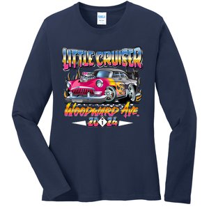 Little Cruiser 2024 Kid Design Muscle Car Pink Version Ladies Long Sleeve Shirt