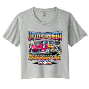 Little Cruiser 2024 Kid Design Muscle Car Pink Version Women's Crop Top Tee