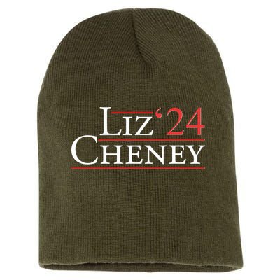 Liz Cheney '24 2024 Election Short Acrylic Beanie