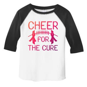 Lung Cancer Awareness Cheer For The Cure Football Gift Toddler Fine Jersey T-Shirt