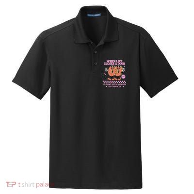 Life Closes A Door Funny Embarrassing Gag Glory Hole Meme Dry Zone Grid Polo