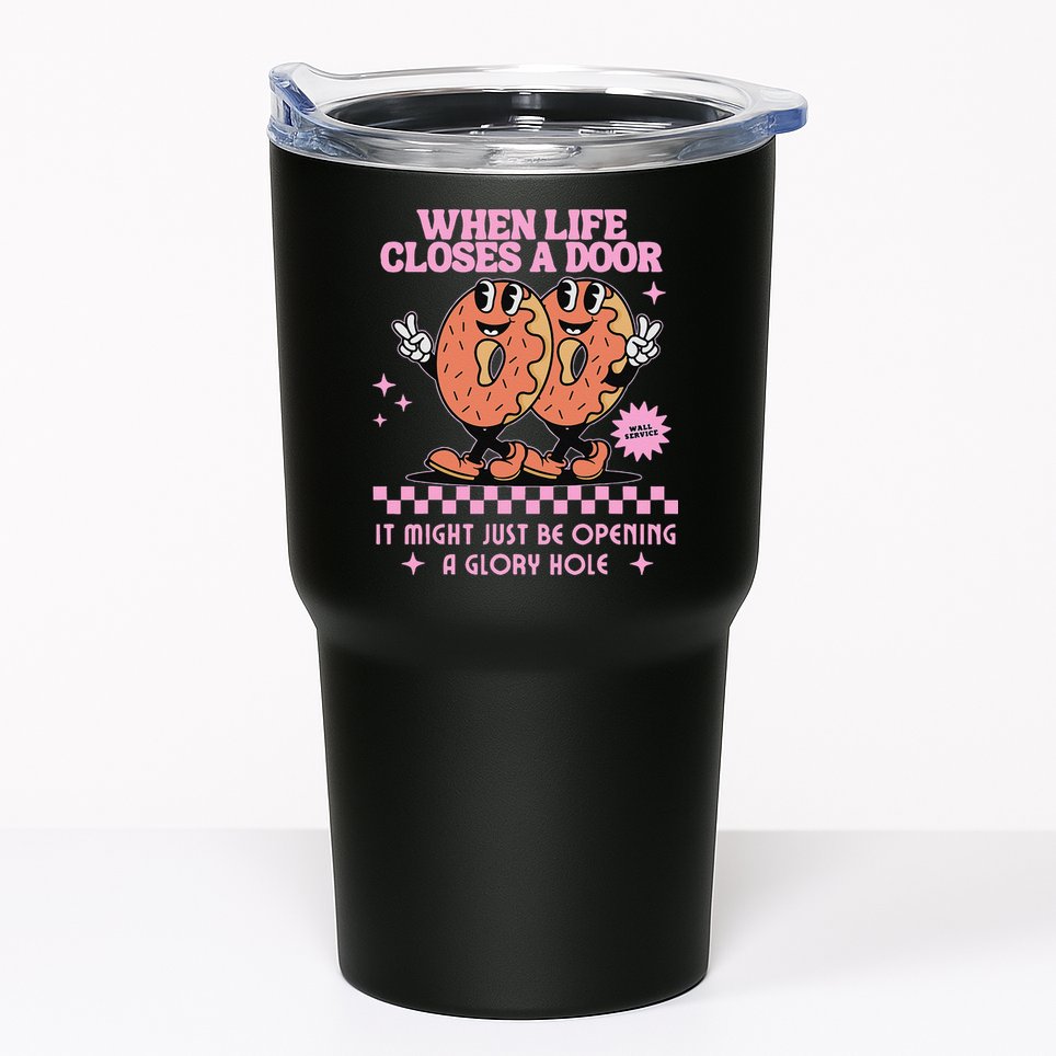 Life Closes A Door Funny Embarrassing Gag Glory Hole Meme Tumbler