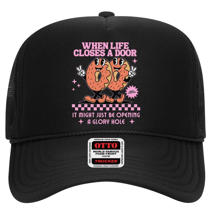 Life Closes A Door Funny Embarrassing Gag Glory Hole Meme Hat