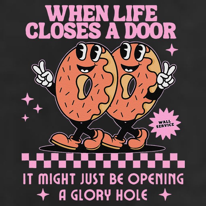Life Closes A Door Funny Embarrassing Gag Glory Hole Meme Hat