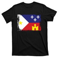 Louisiana Cajun Acadiana Flag T-Shirt