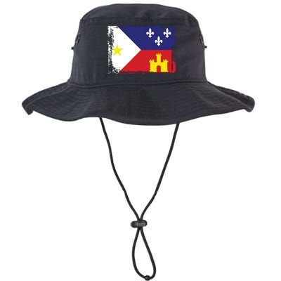 Louisiana Cajun Acadiana Flag Legacy Cool Fit Booney Bucket Hat