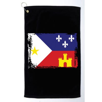 Louisiana Cajun Acadiana Flag Golf Towel