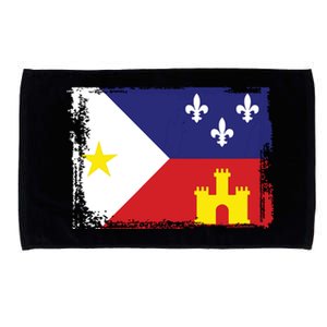 Louisiana Cajun Acadiana Flag Microfiber Hand Towel