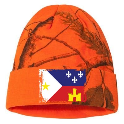 Louisiana Cajun Acadiana Flag Kati Licensed 12" Camo Beanie