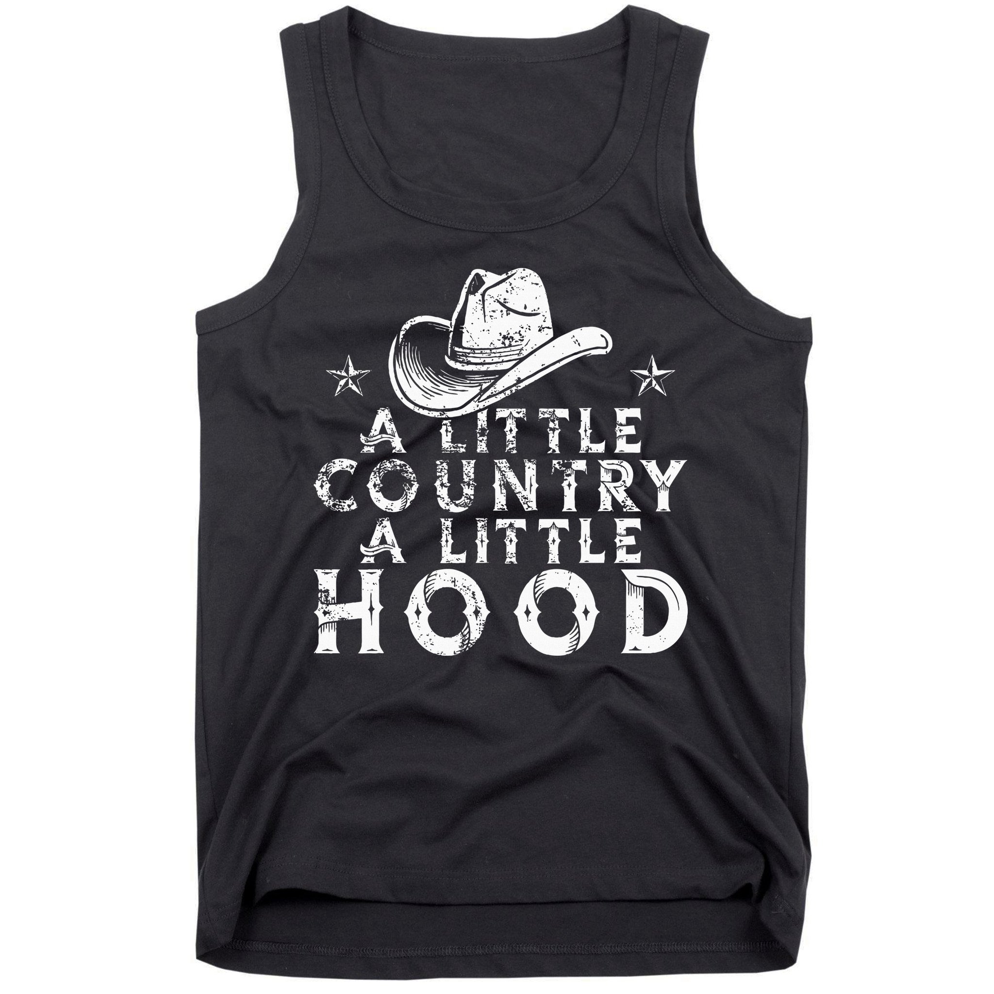 Little Country A Little Hood Music Concert Southern Western Tank Top
