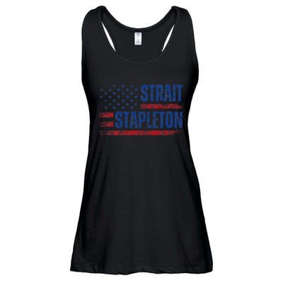 Legendary Country American Flag Patriotic Concert Ladies Essential Flowy Tank